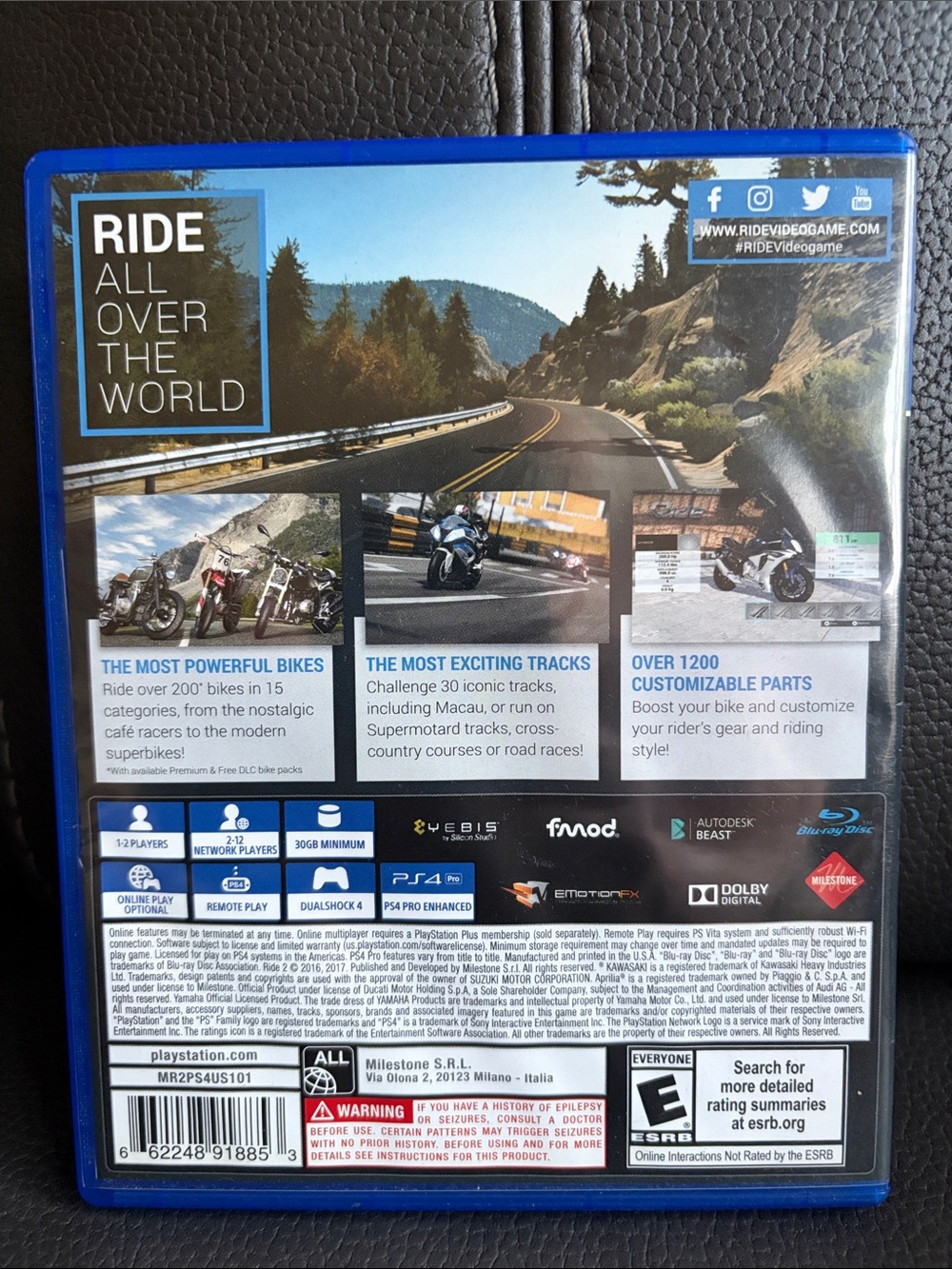 Sony PS4 Ride 2 - Picture 2 of 4